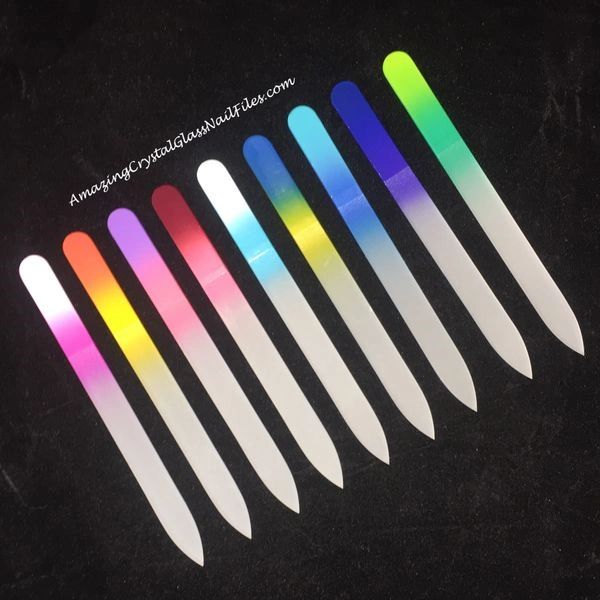 Amazing Crystal Glass Nail Files Glass Nail Files, Manicure, Nails